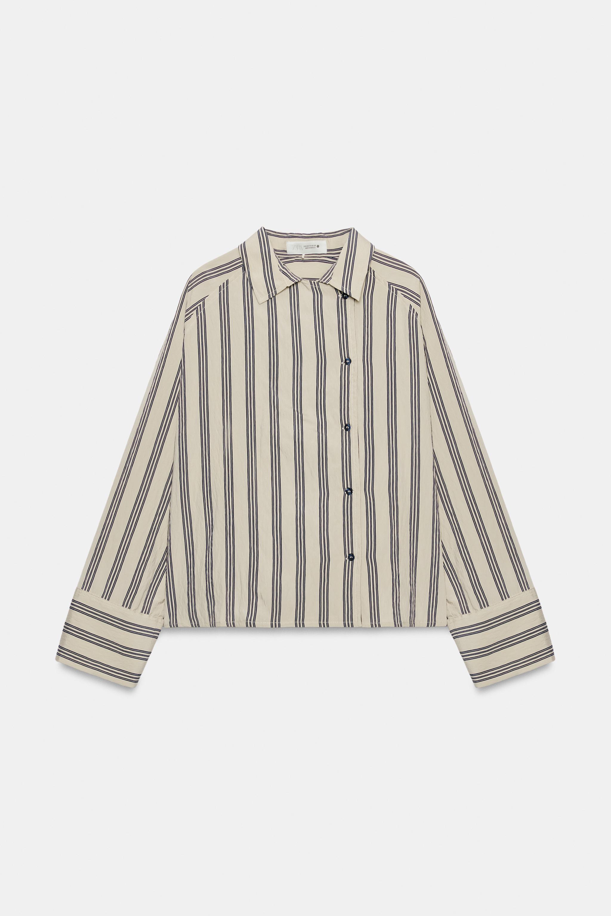 ZW COLLECTION OVERSIZED STRIPED SHIRT